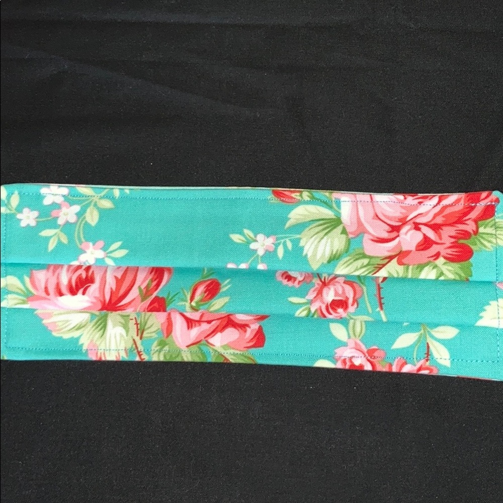Adult Handmade Cotton 3 Layer Face Mask With Ties